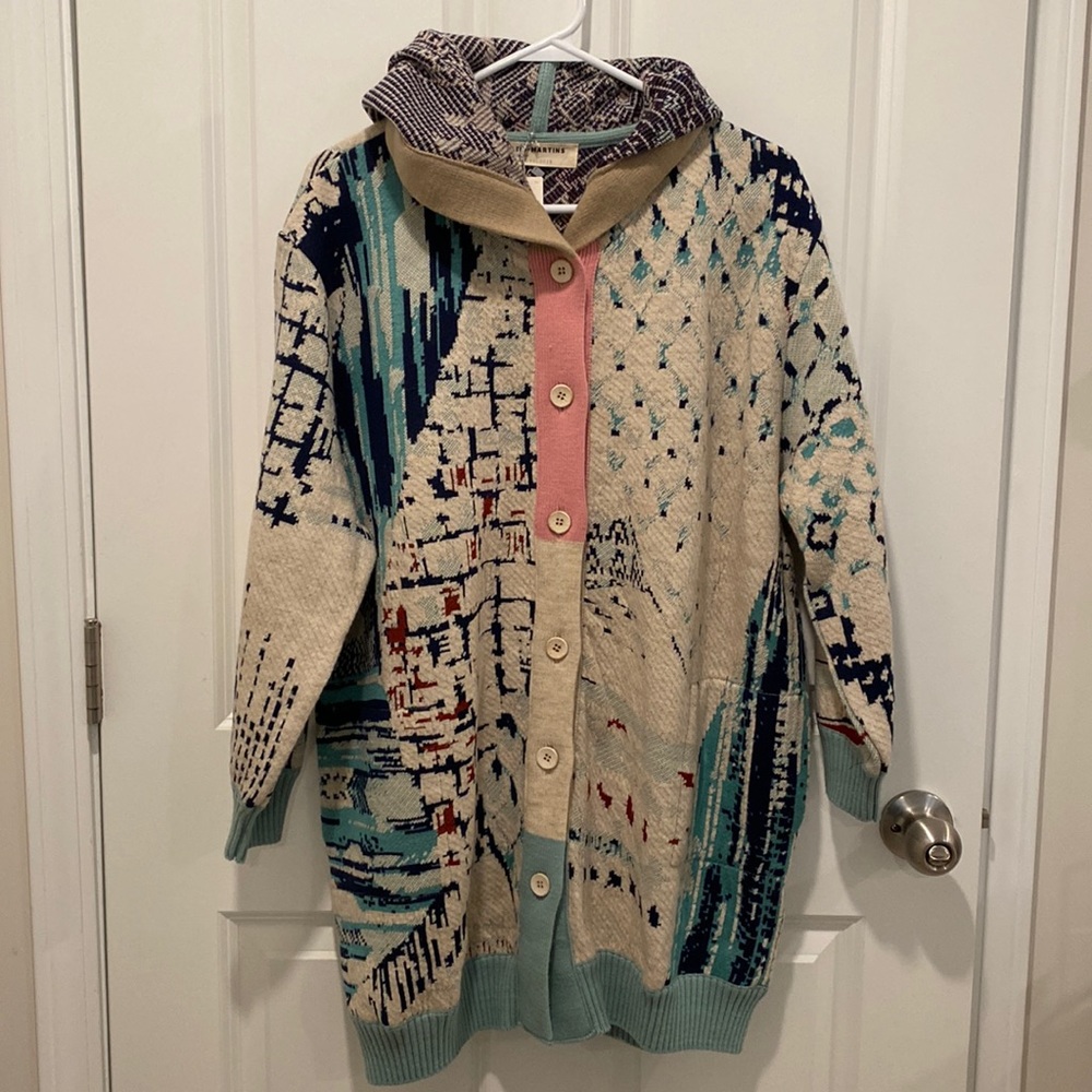 NWT Anthropologie ALDOMARTINS Sweater Coat